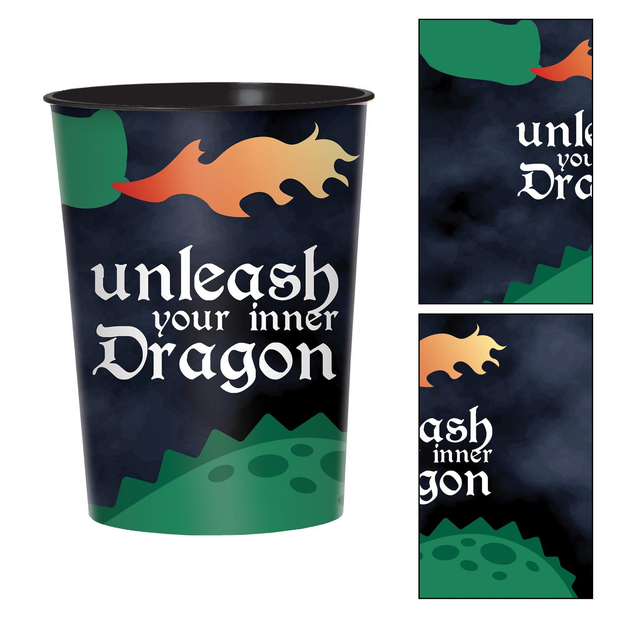 Dragon Party Plastic Favor Cup. 16oz