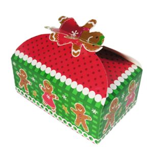 Gingerbread Christmas Bakery Box ??Holiday Treat Box for Cookies & Cupcakes