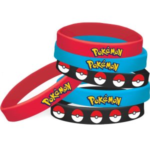 Pok??mon Wristbands. 4ct ?C Party Favors for Kids