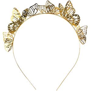 Golden Butterfly Headband
