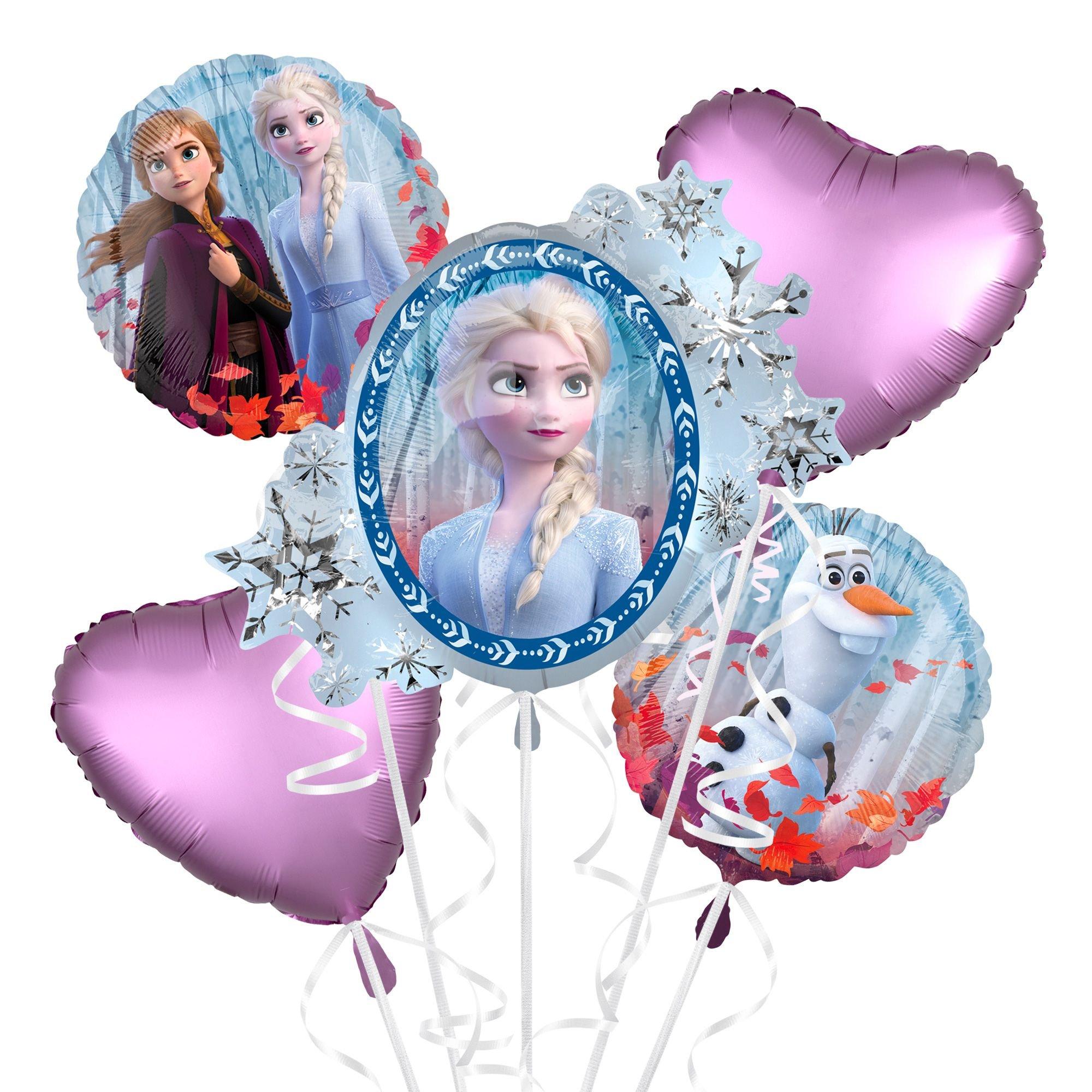 Frozen 2 Foil Balloon Bouquet. 5pc