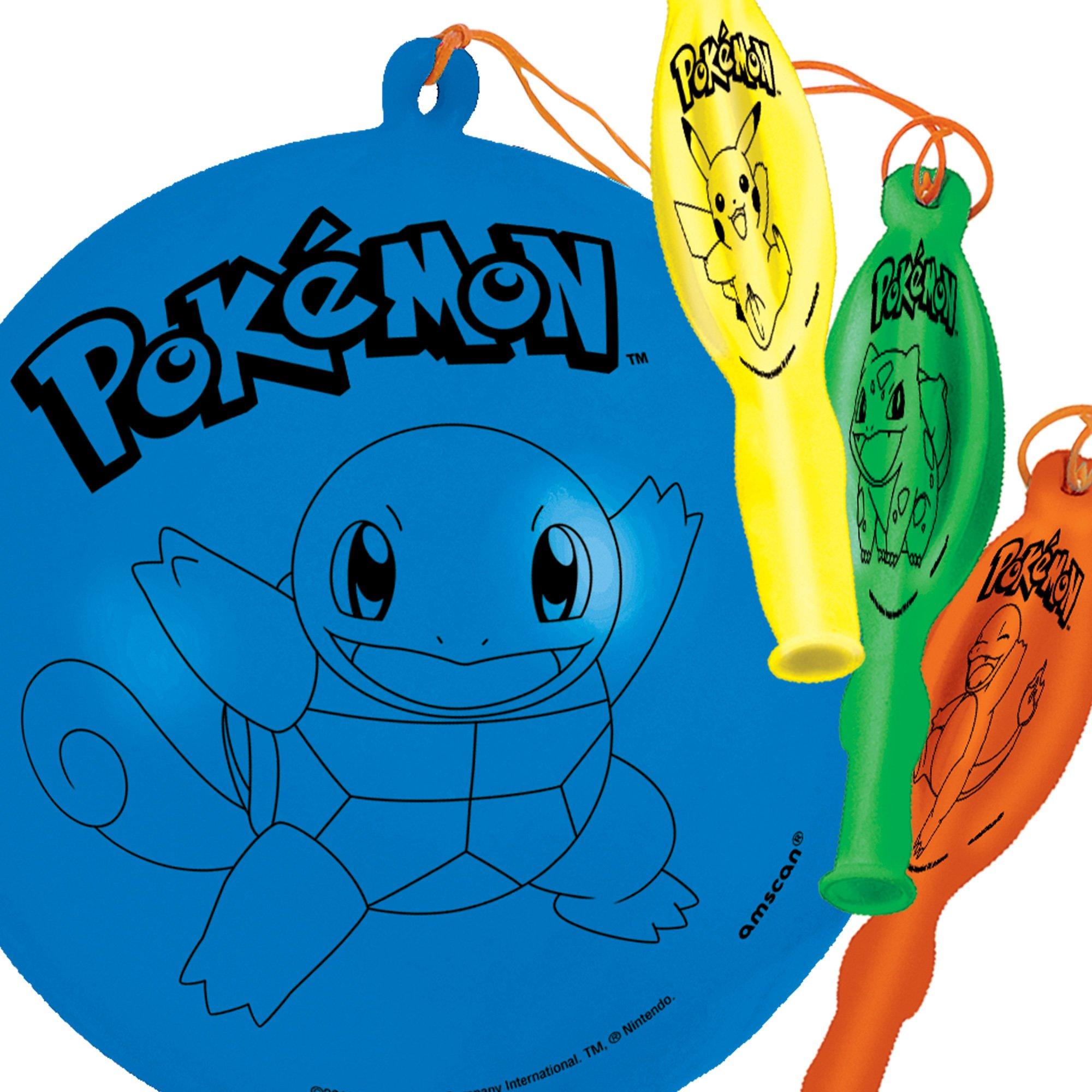4ct. Classic Pok??mon Punch Balloons - Image 2