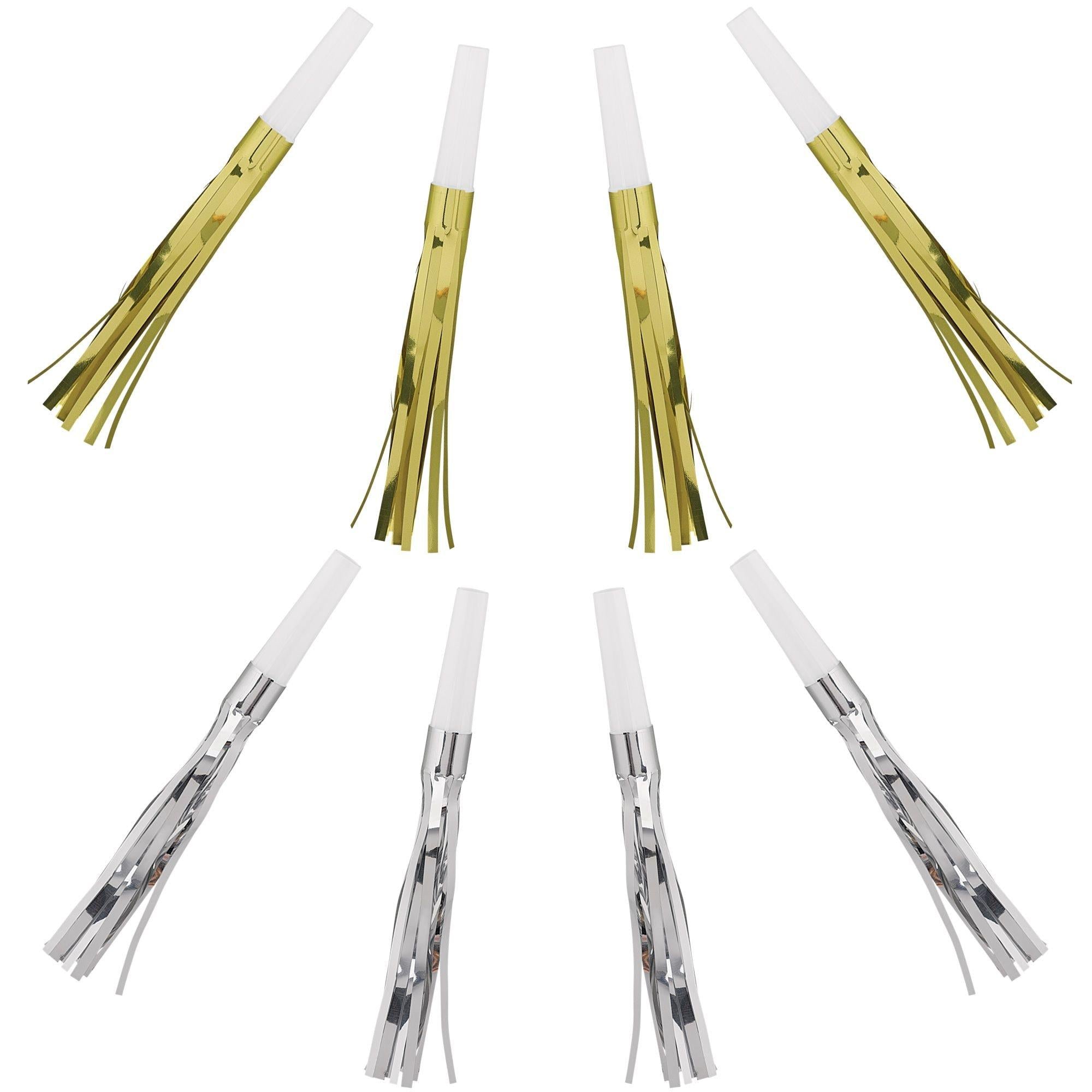Metallic Gold & Silver Squawkers  30ct