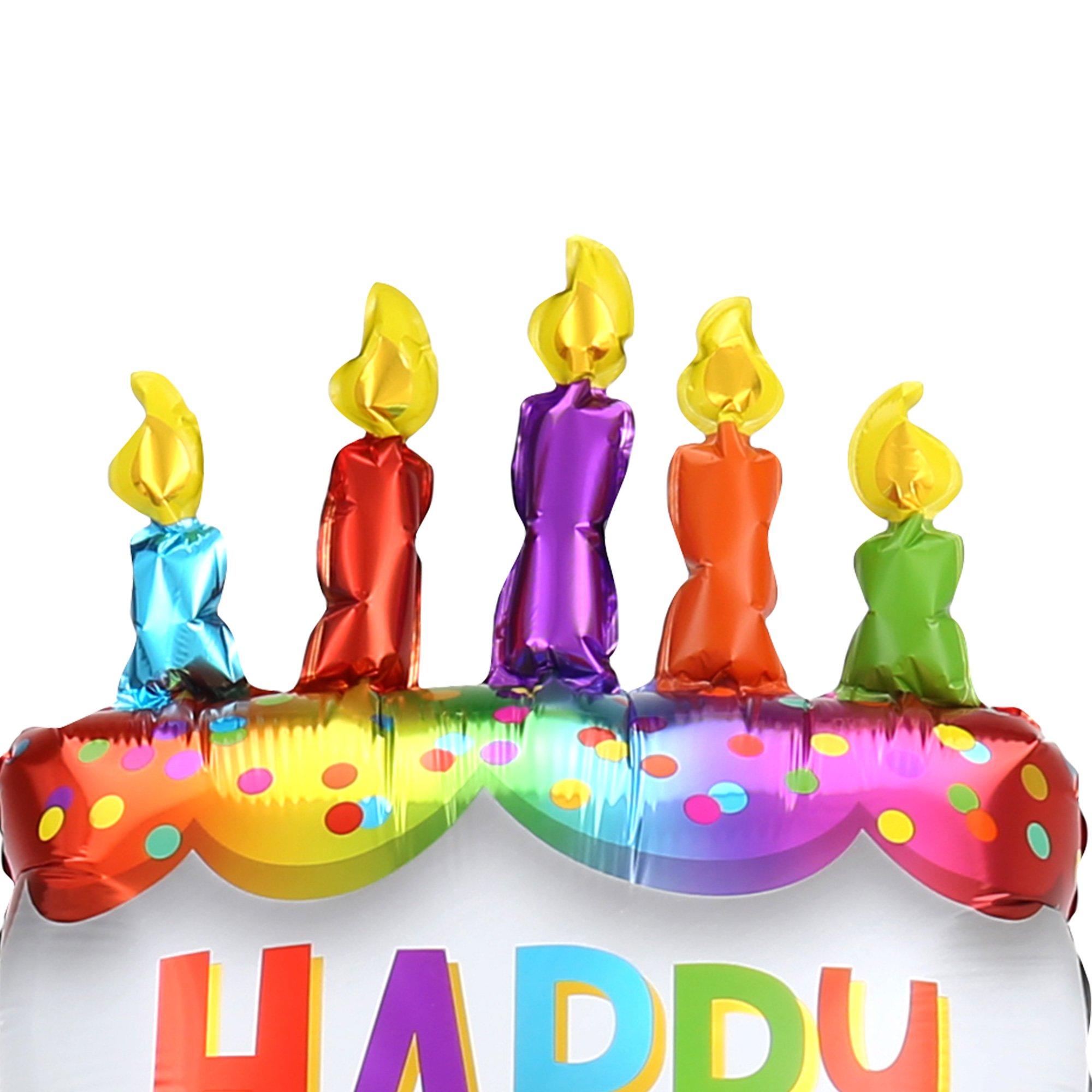 AirLoonz? Birthday Cake Balloon. 53in - Image 3
