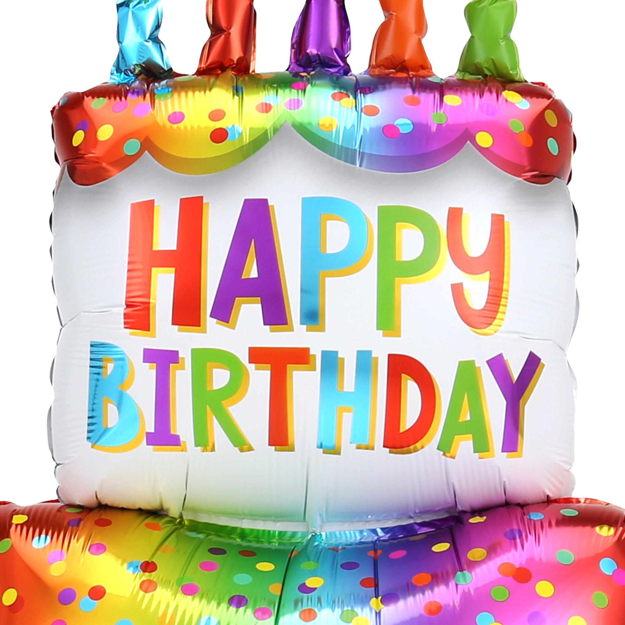 AirLoonz? Birthday Cake Balloon. 53in - Image 4