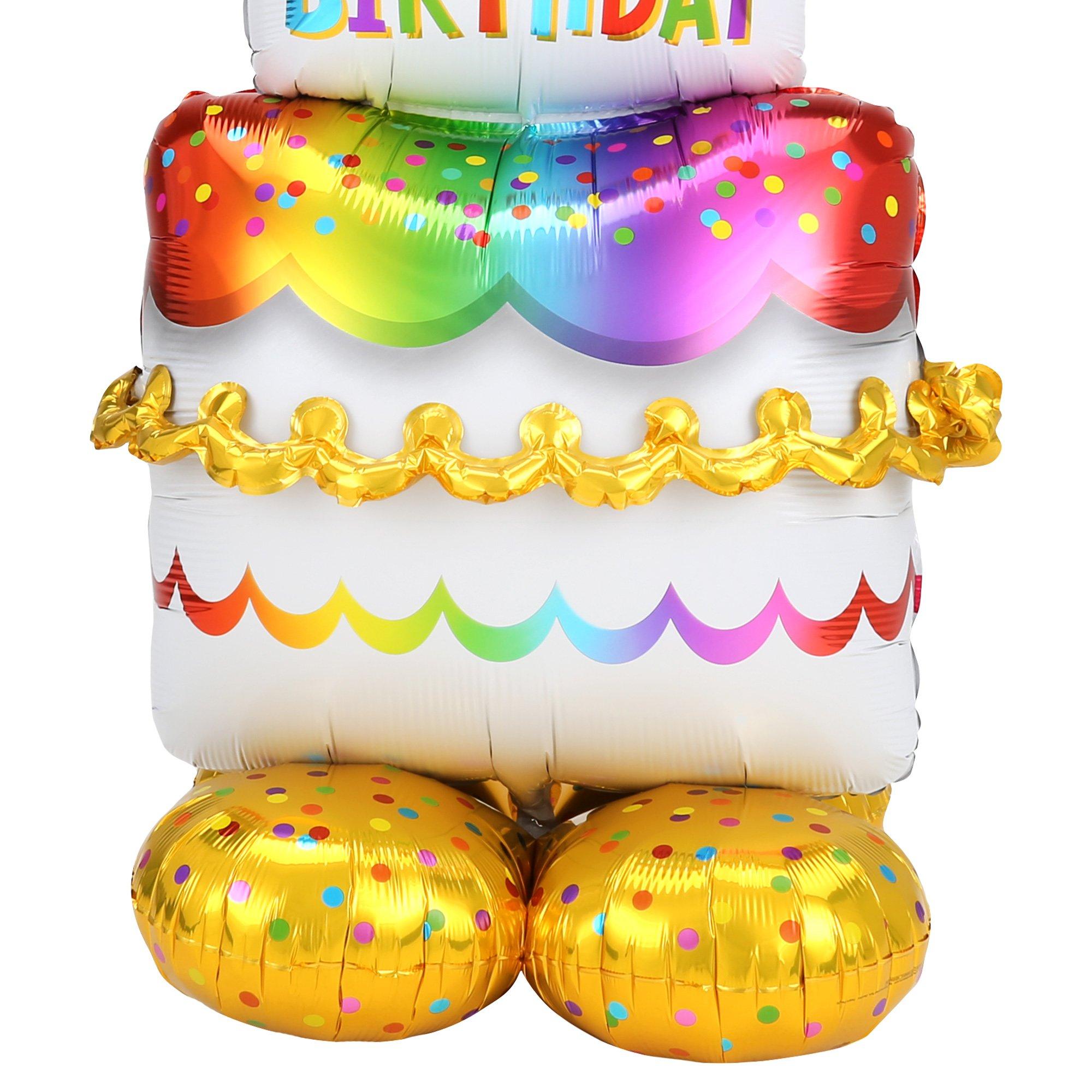 AirLoonz? Birthday Cake Balloon. 53in - Image 5