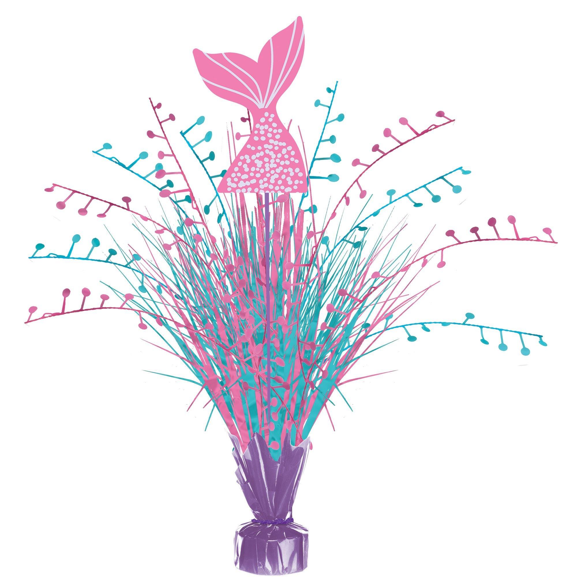 Iridescent Shimmering Mermaids Spray Centerpiece. 18in