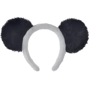 Furry Panda Ear Headband
