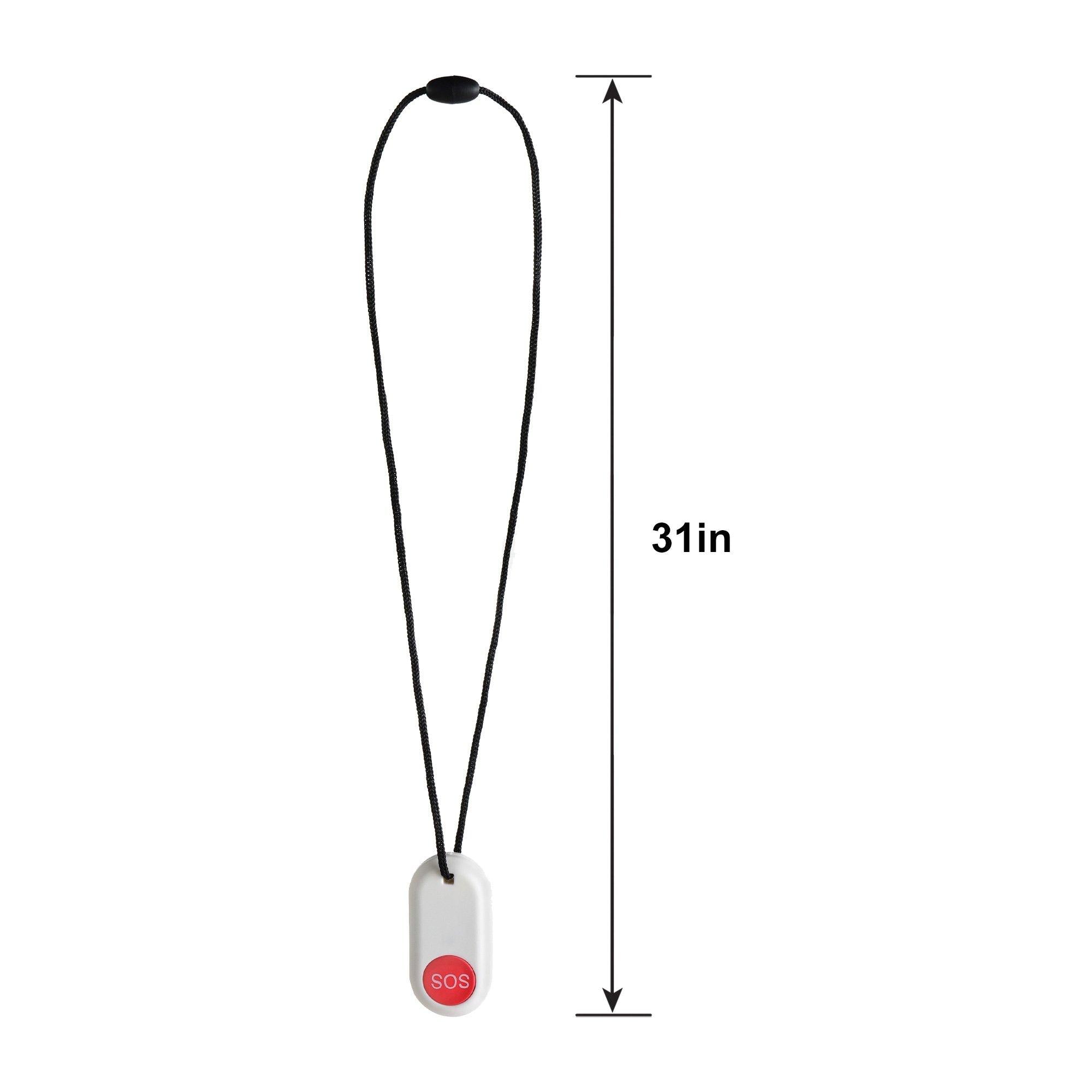 Light-Up Medical Alert Button Necklace Prop - 100th Day of School - Image 3