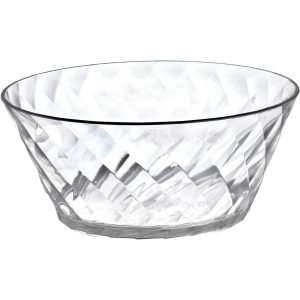 Diamond Cut Acrylic Bowl. 21oz