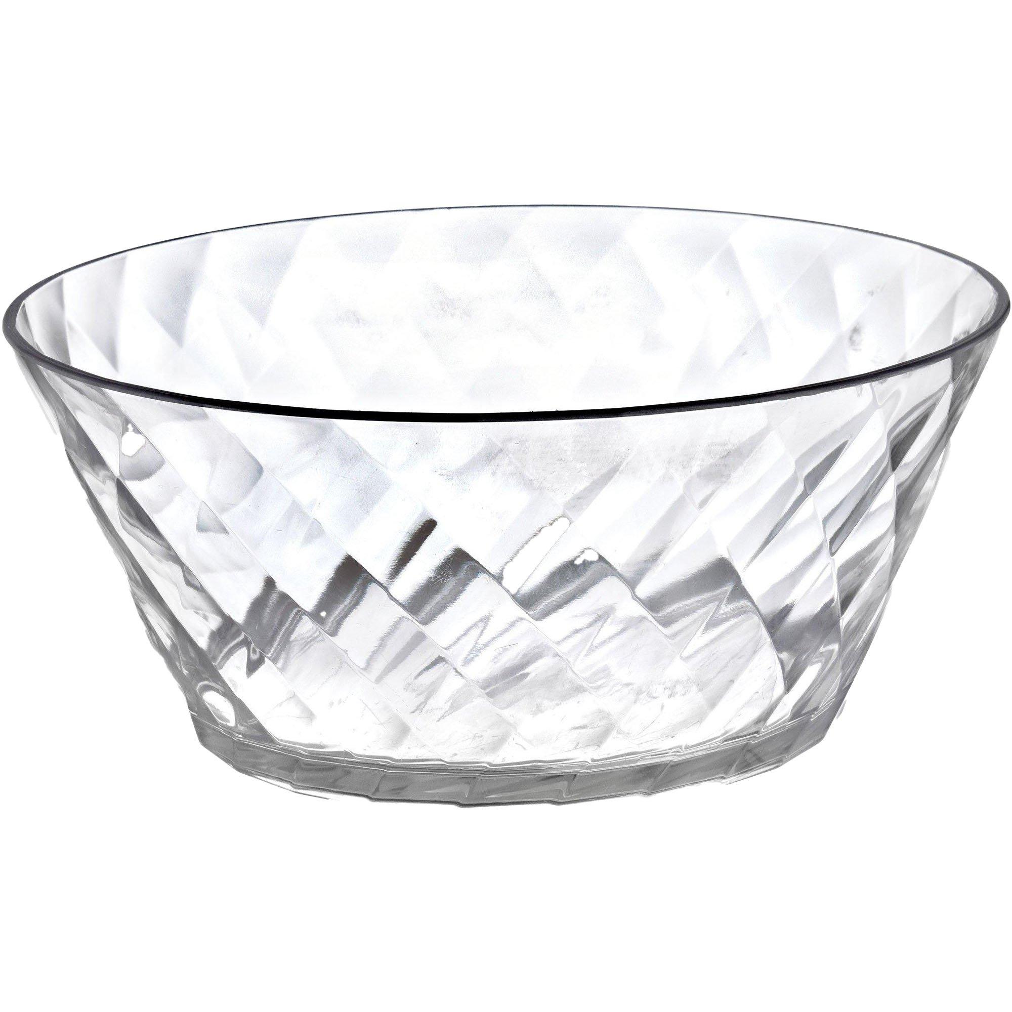 Diamond Cut Acrylic Bowl. 21oz
