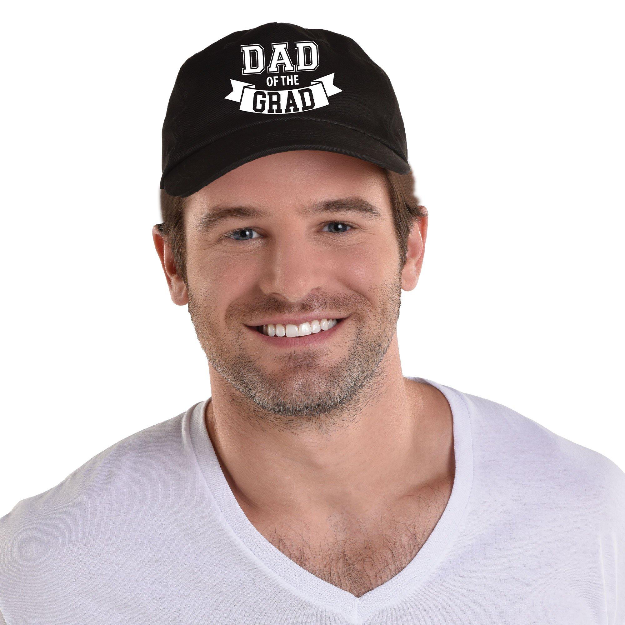 Black & White Grad Dad Baseball Cap - Image 2