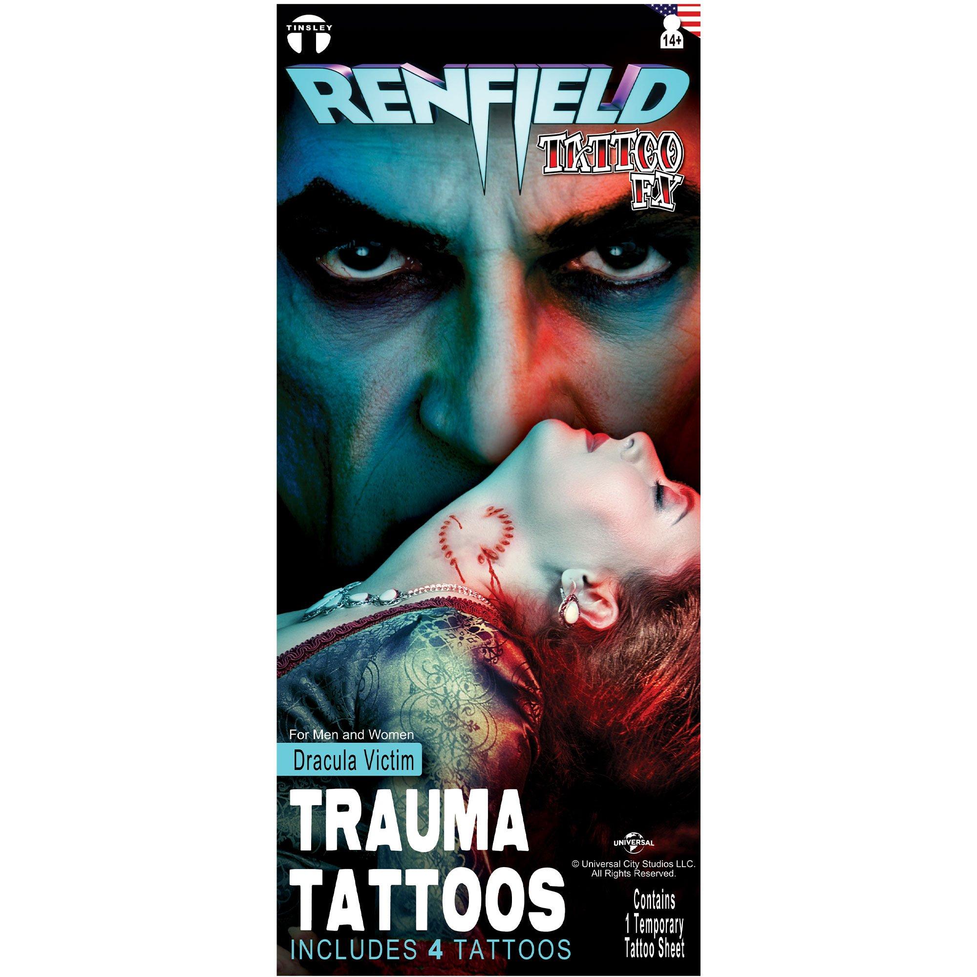 Dracula Victim Trauma Tattoos - Renfield