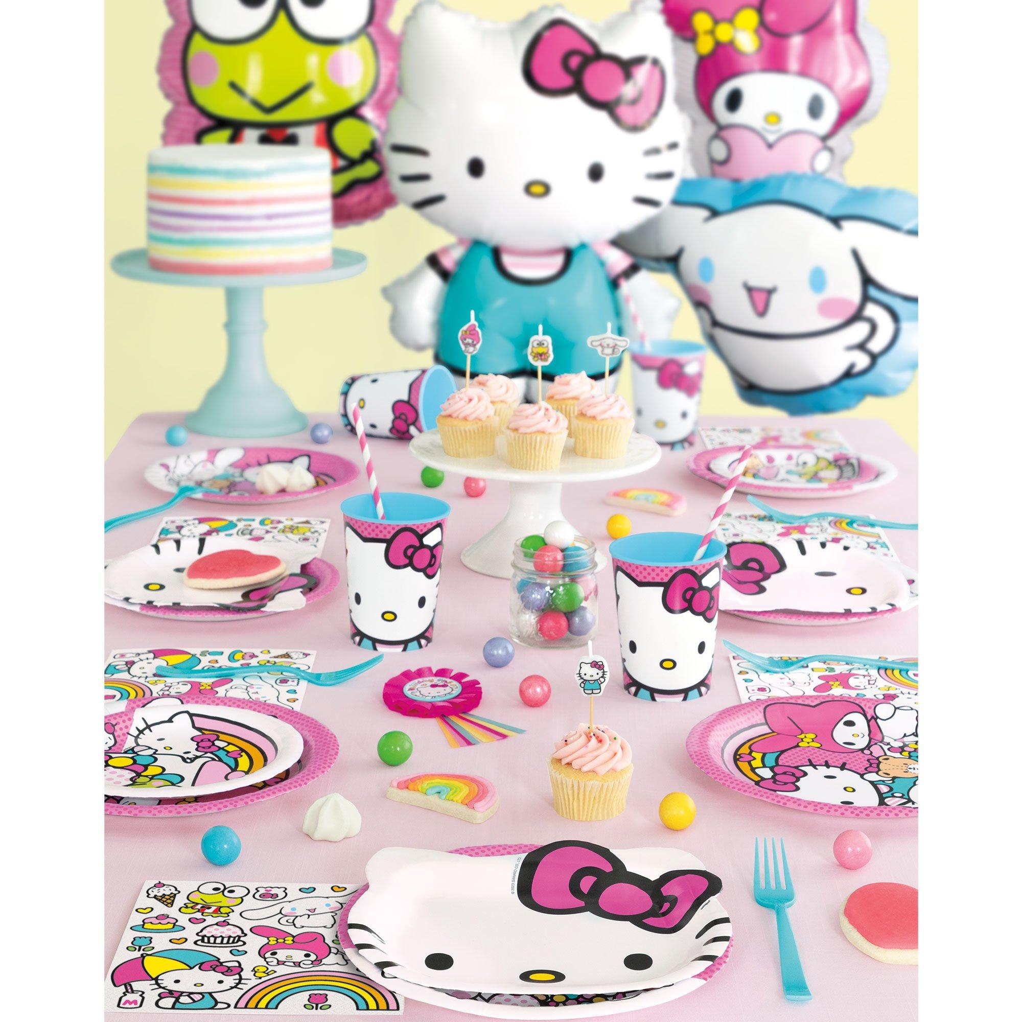 Hello Kitty and Friends Lunch Plates. 9in. 8ct - Sanrio - Image 2