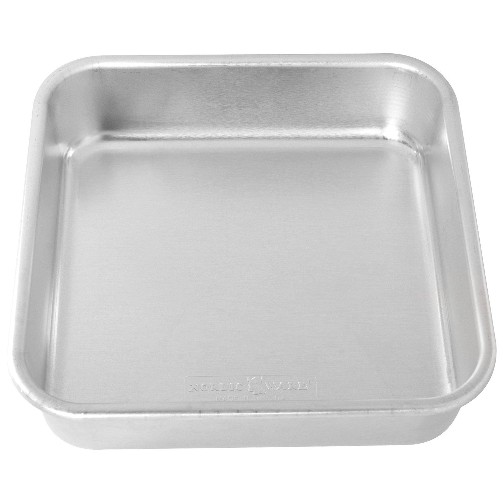 Nordic Ware Natural Aluminum Square Cake Pan. 9in x 9in