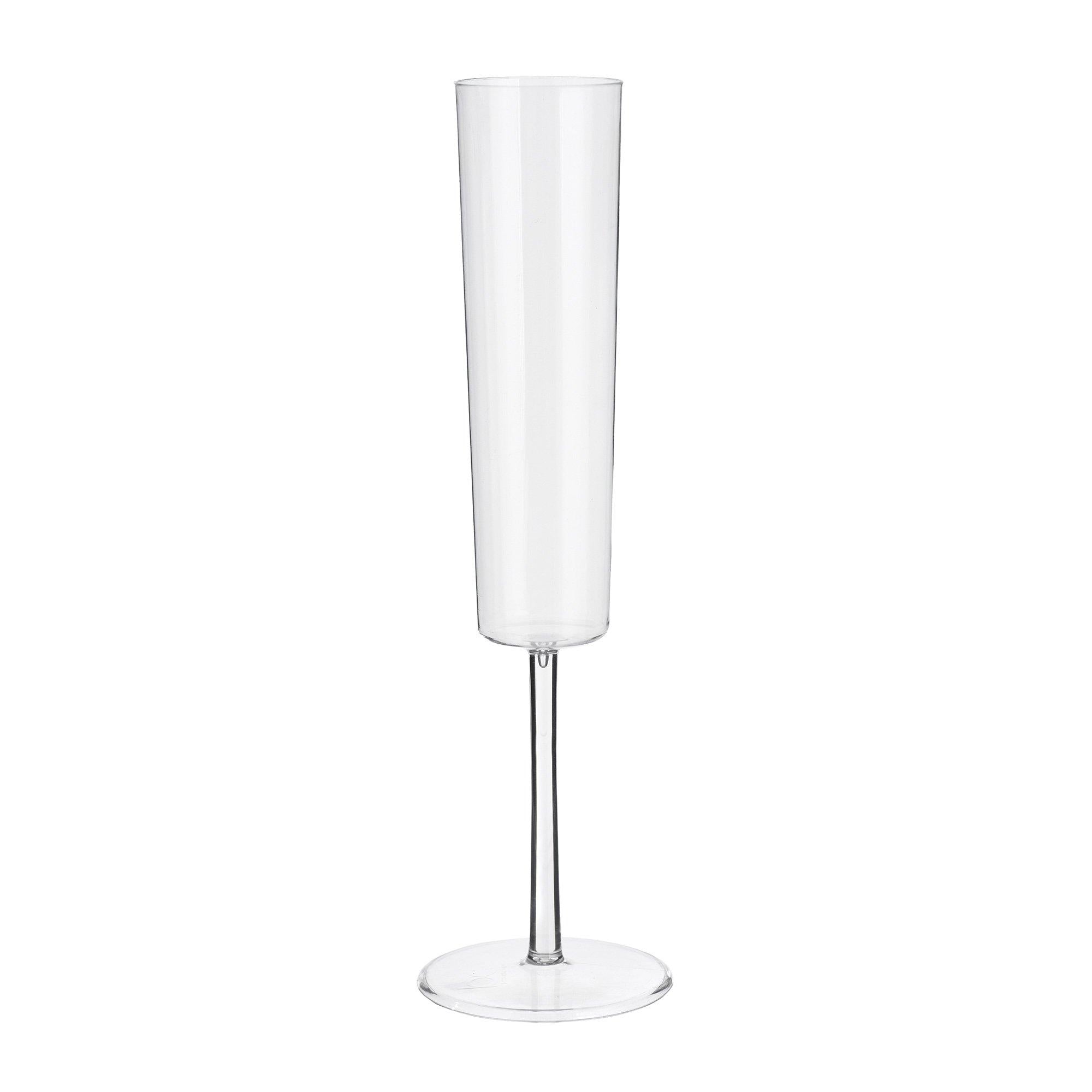 Clear Champagne Flutes 20ct ??4.5oz BPA-Free Plastic Drinkware