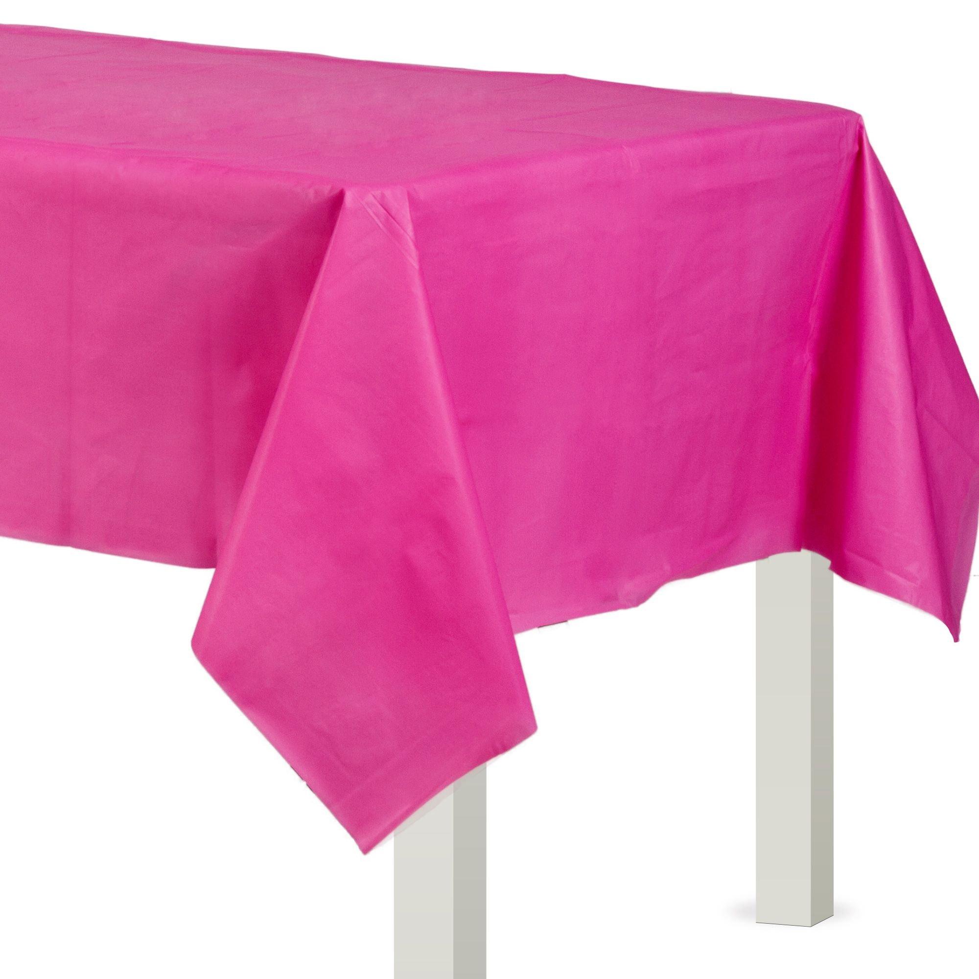 Plastic Table Cover. 54in x 108in. Assorted Colors - Image 14