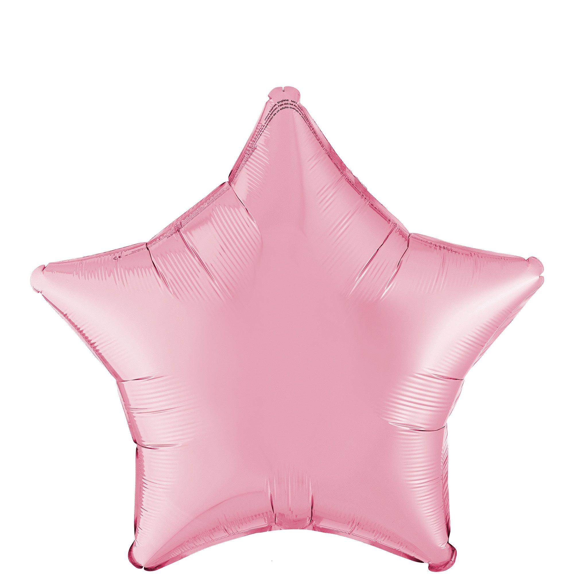 Pink Star Foil Balloon. 19in