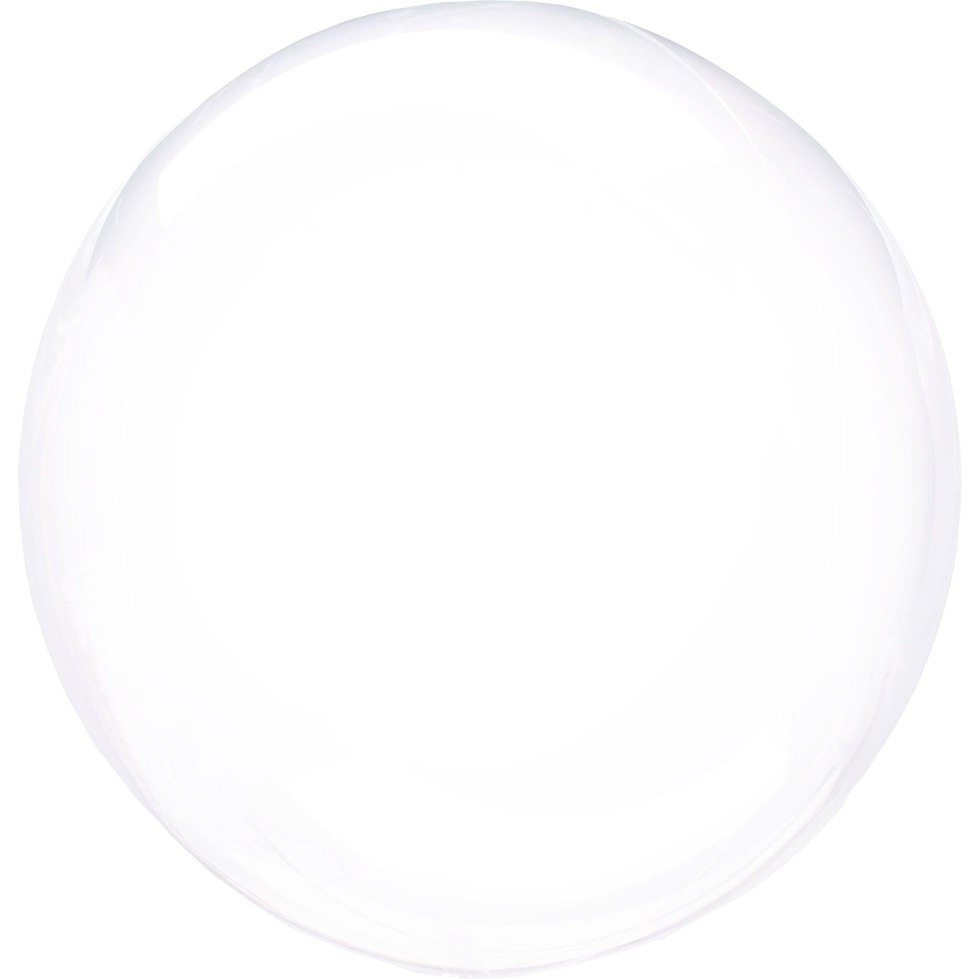 Clear Plastic Balloon. 18in - Crystal Clearz™. Assorted Colors - Image 12