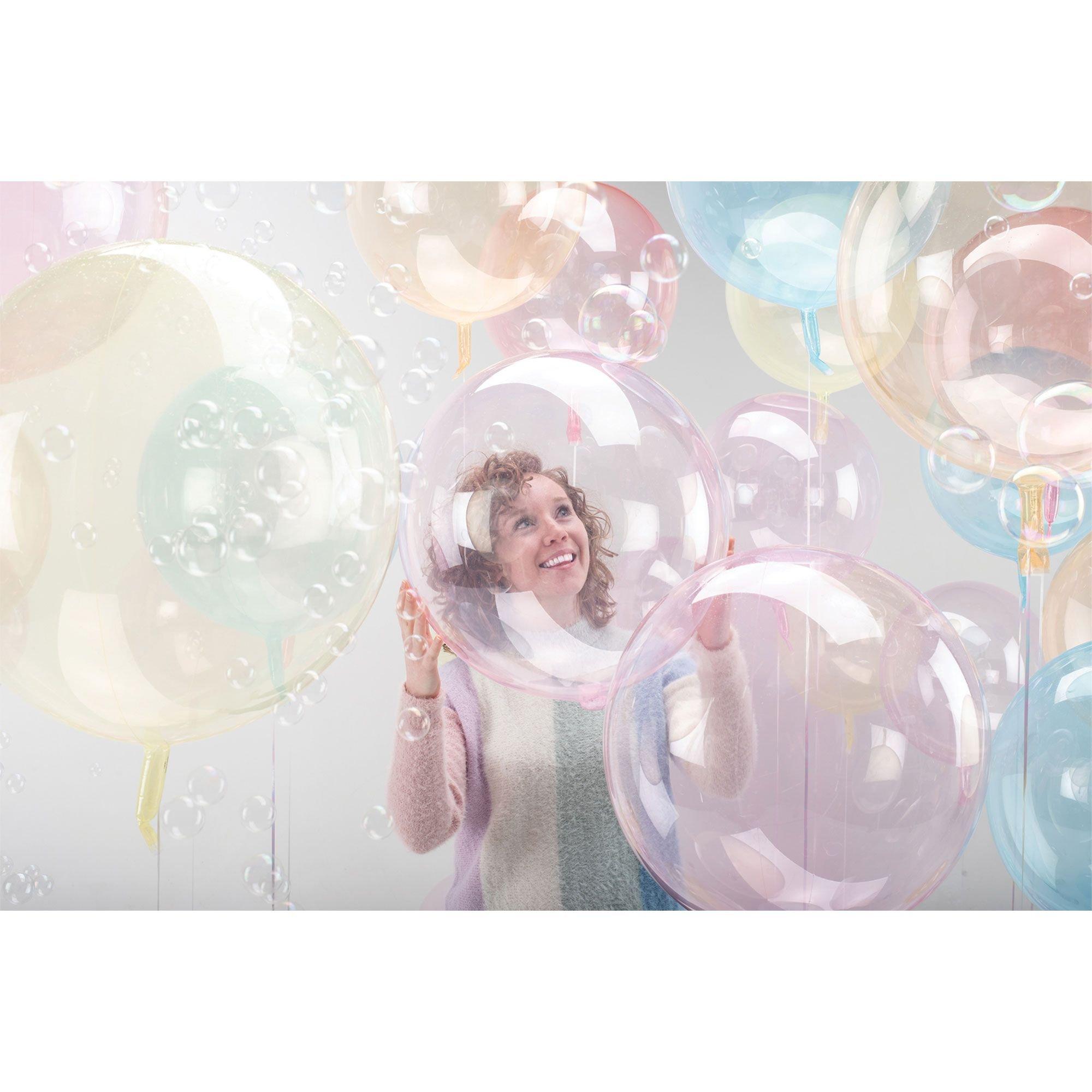 Clear Plastic Balloon. 18in - Crystal Clearz™. Assorted Colors - Image 19