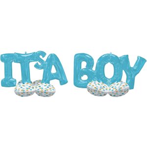AirLoonz ItÂ’s a Balloon Phrase Yard Decoration Kit. Assorted Colors