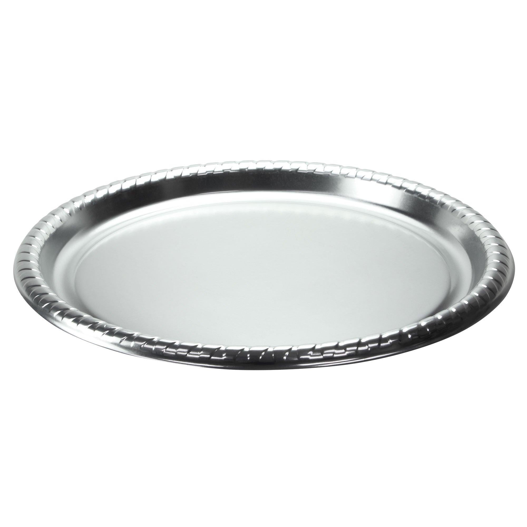 Round Plastic Tray. 15.5in. 3ct. Assorted Colors