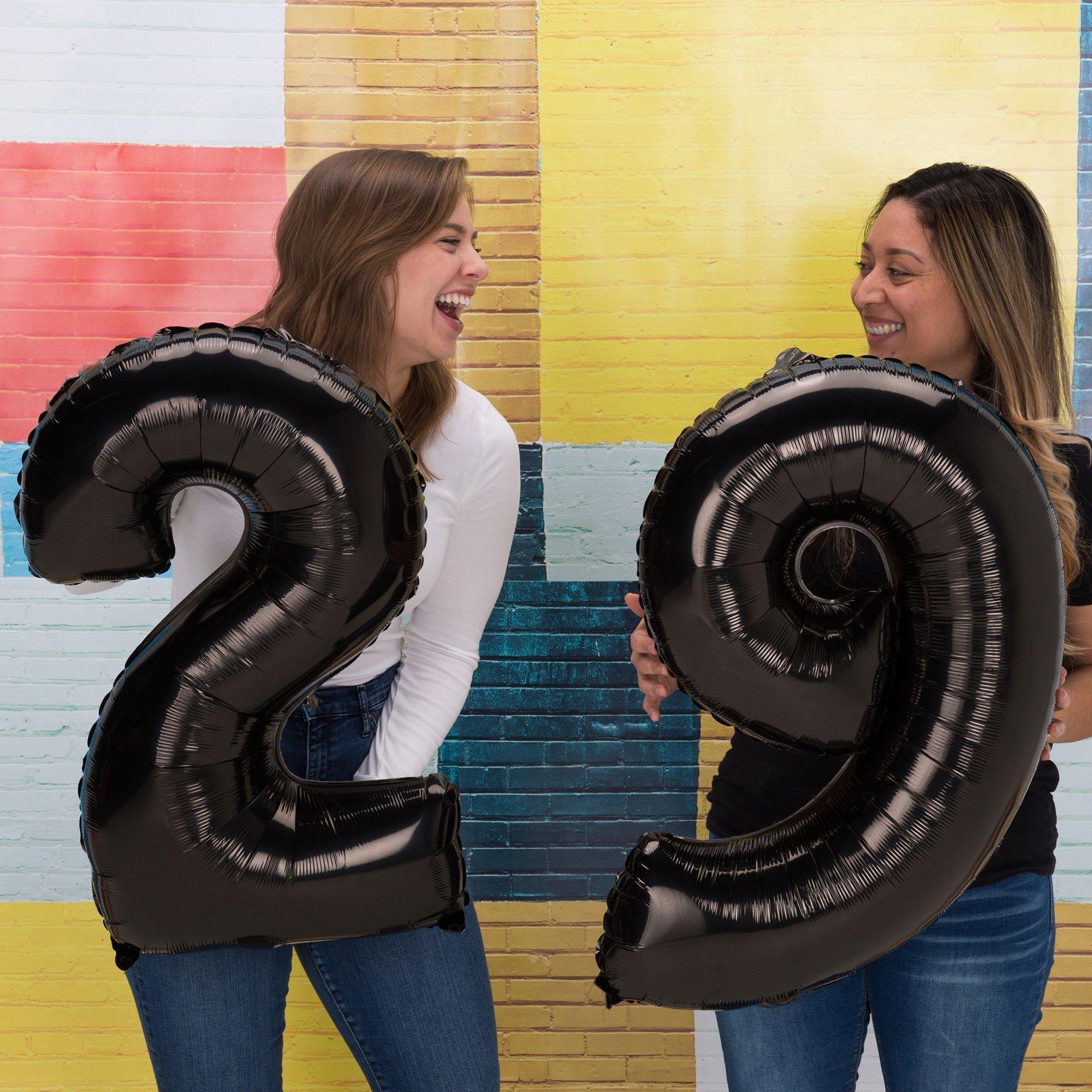 34in Number (0-9) Balloon. Assorted Colors - Image 19