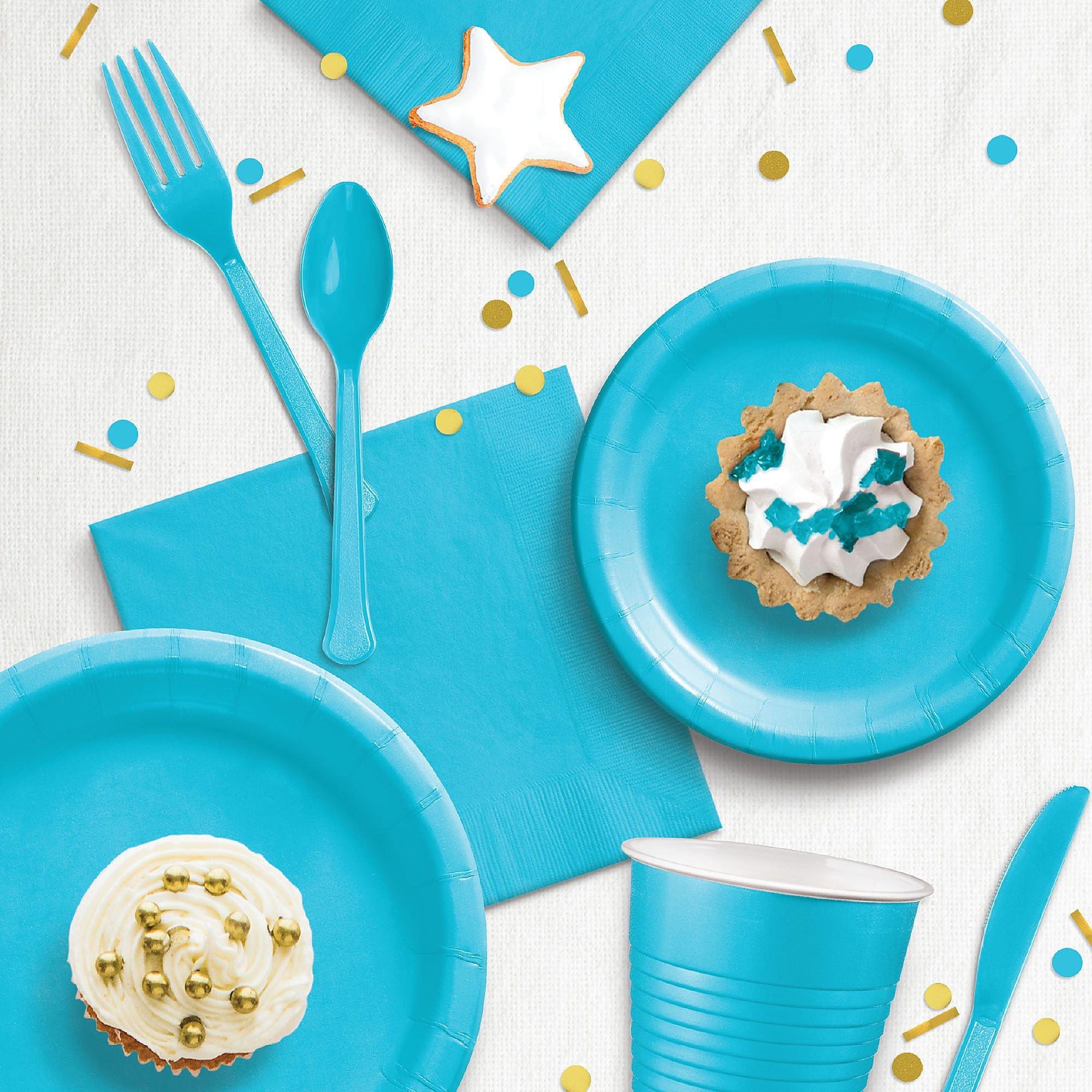 Extra Sturdy Paper Dessert Plates. 6.75in. Assorted Colors. Multiple Counts - Image 12
