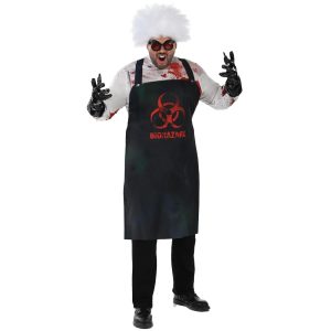 Sinister Scientist Plus Size Costume ?C Adult ?C Accessories Set